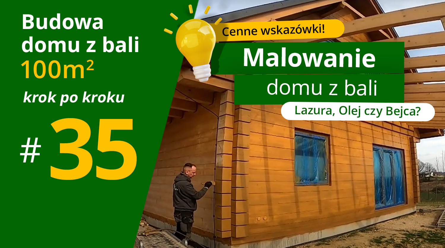 Malowanie domu z bali