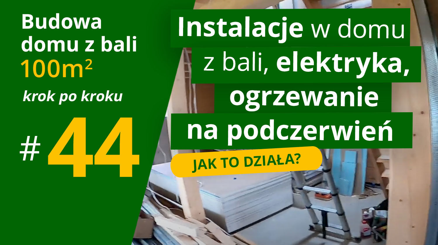 instalacje w domu z bali