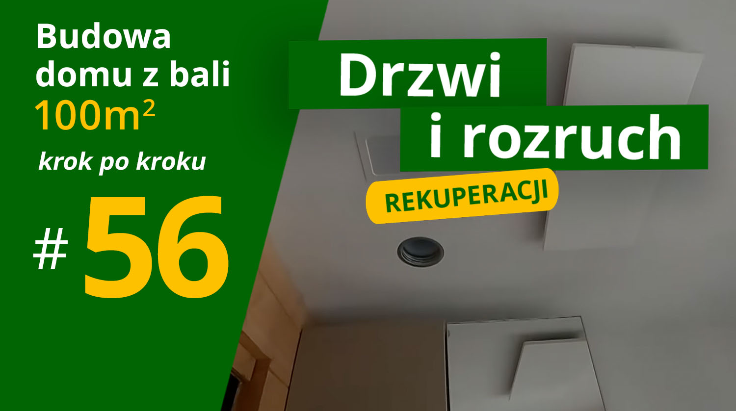 drzwi i rozruch rekuperacji